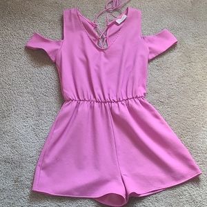 Pink Everly Romper